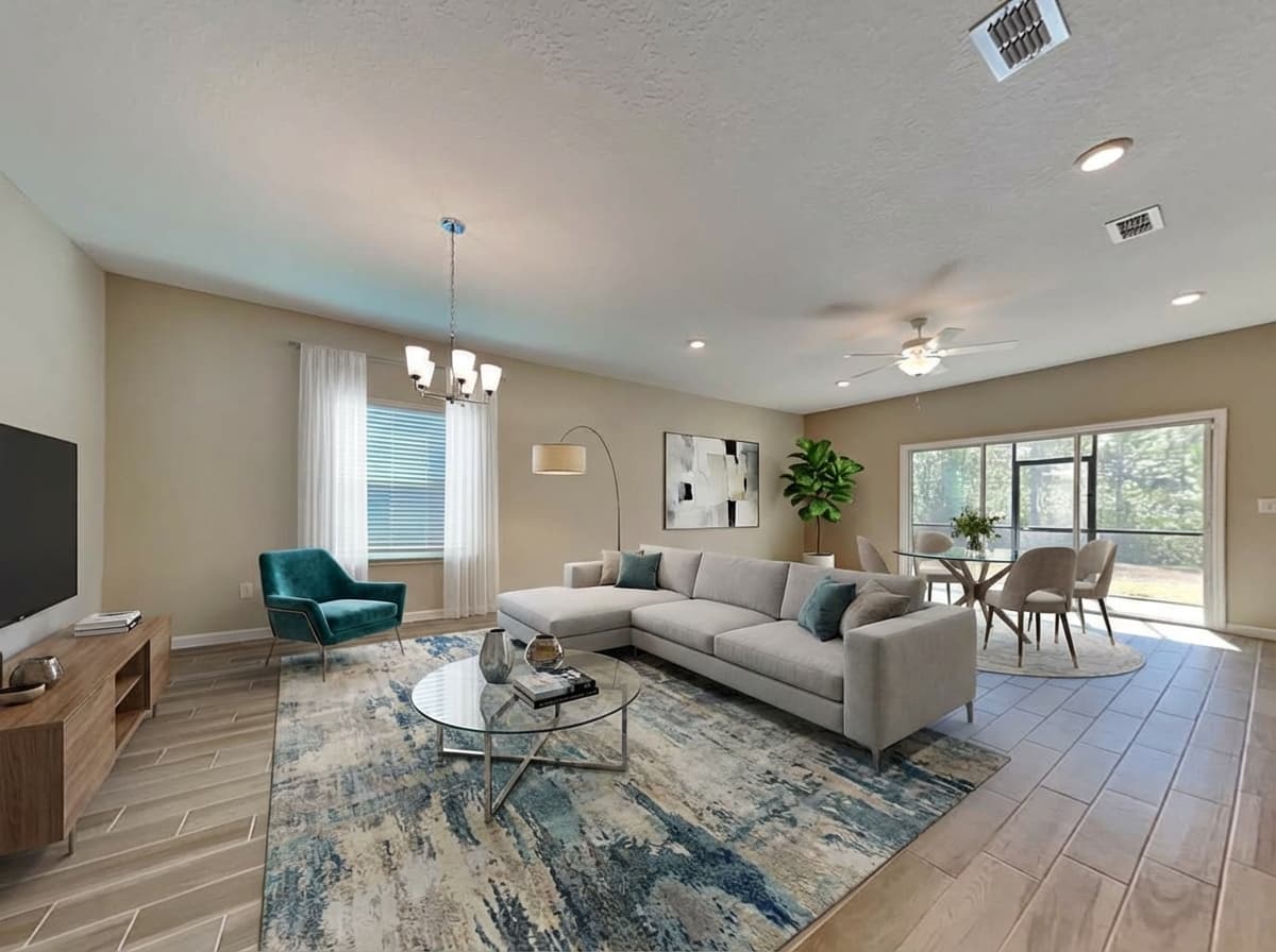 Contemporary virtual staging style