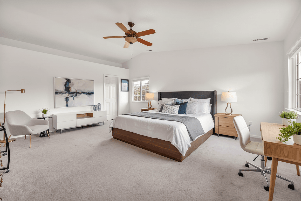 Dated furniture, modern restage, after